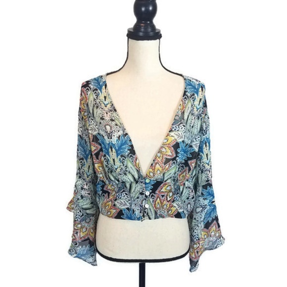 Ups & Downs Tops - Ups & Downs XL Sheer Blouse